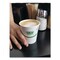 Eco-Products 12 oz. GreenStripe Renewable and Compostable Paper Hot Cups - White/Green (1000/Carton)